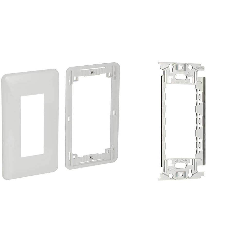 Amazon | パナソニック モダンプレート3コ用 ホワイト WN6003SW